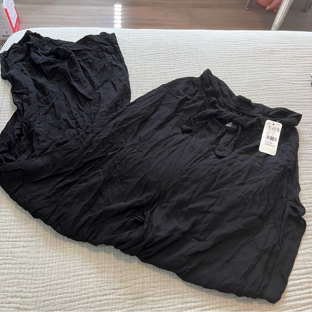 High waisted coverup pants